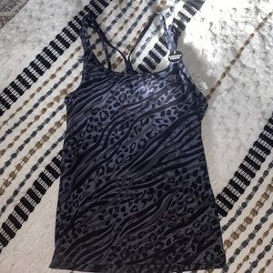 NWT PINK Animal Print Tank Top